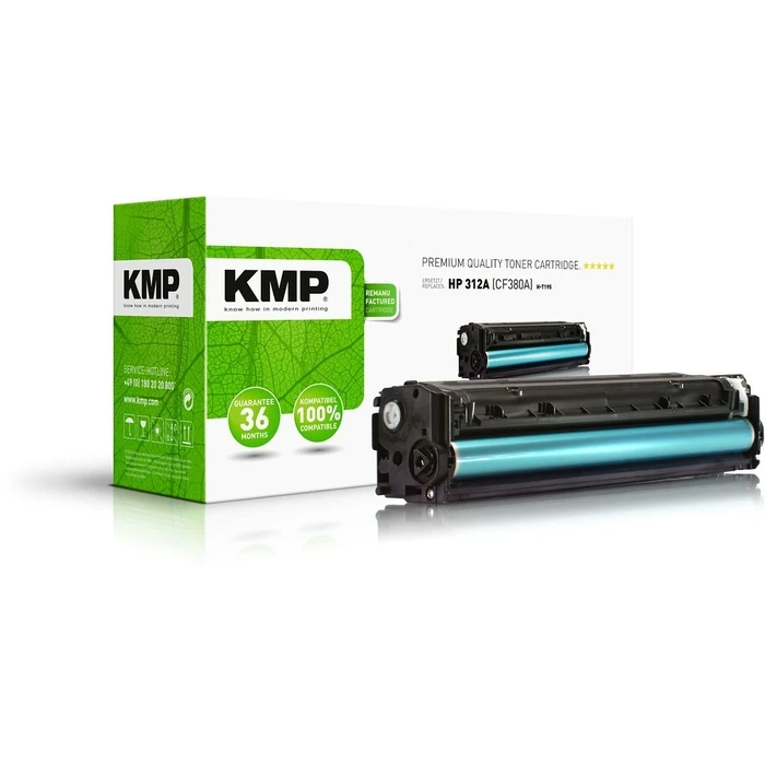 Toner Συμβατό KMP HP CF380A NR.312A Black 2400 S. H-T195 remanufactured