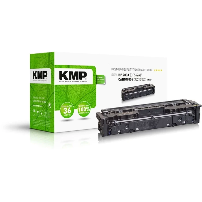 Toner Συμβατό KMP HP CF542A yellow 1300 S. H-T246Y remanufactured