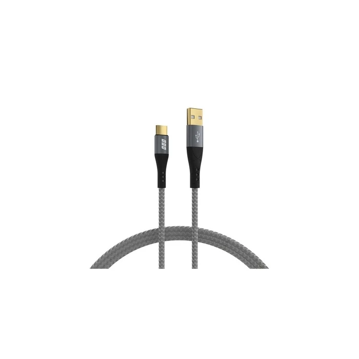 Καλώδιο USB EFB USB-A to USB-C 60W QC 3A 1m Gray