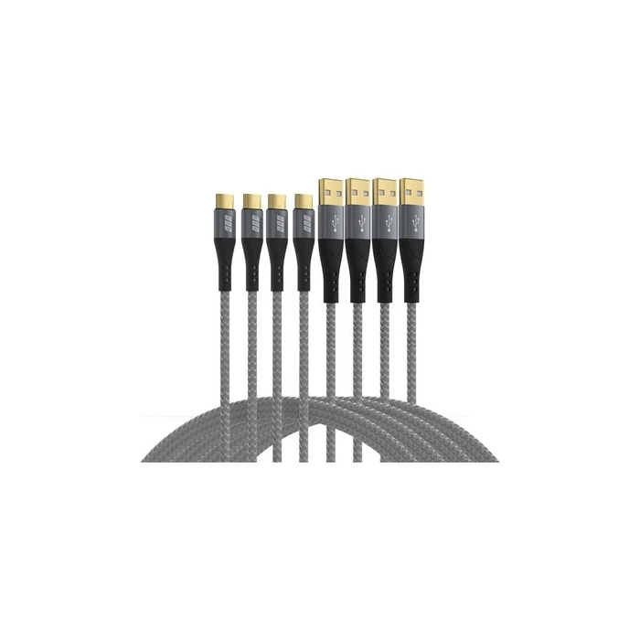 Καλώδιο USB EFB USB-A to USB-C set 60W QC 3A 0,5+1+2+3m Gray
