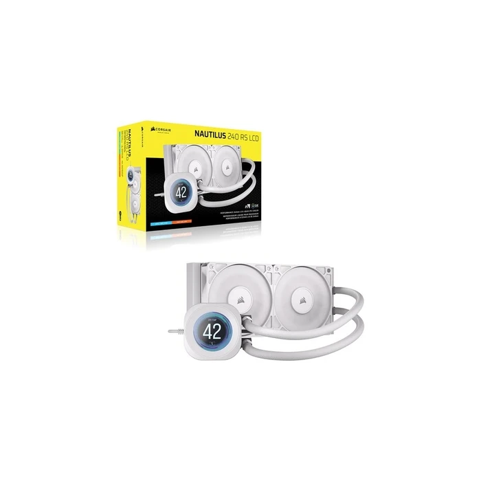 Υδρόψυξη Επεξεργαστή Corsair NAUTILUS 240 LCD White, 240mm Radiator