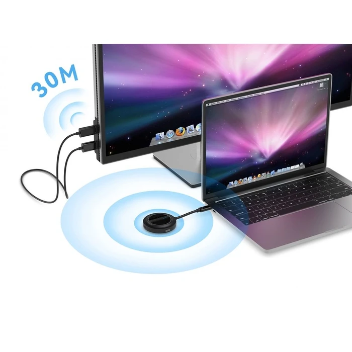 Hdmi Transmitter Conceptronic Adapter USB-C 1080P/60Hz 30m sw