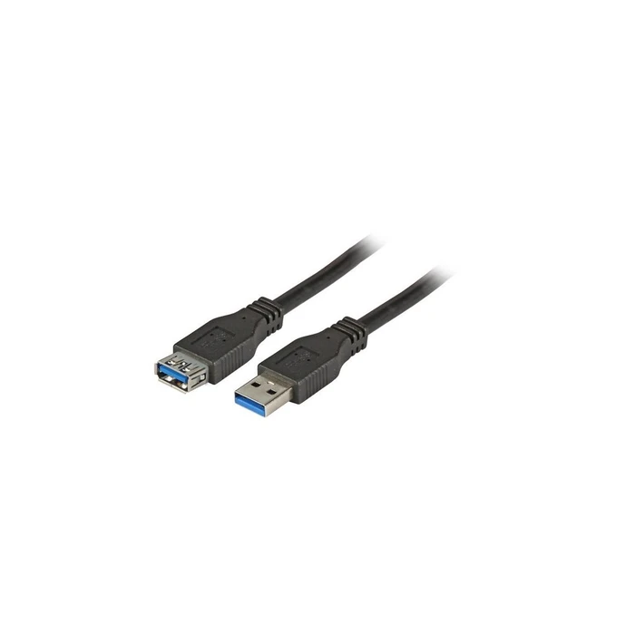 Καλώδιο USB EFB USB3.0 Extension A-A M-F 5,0m Black Premium