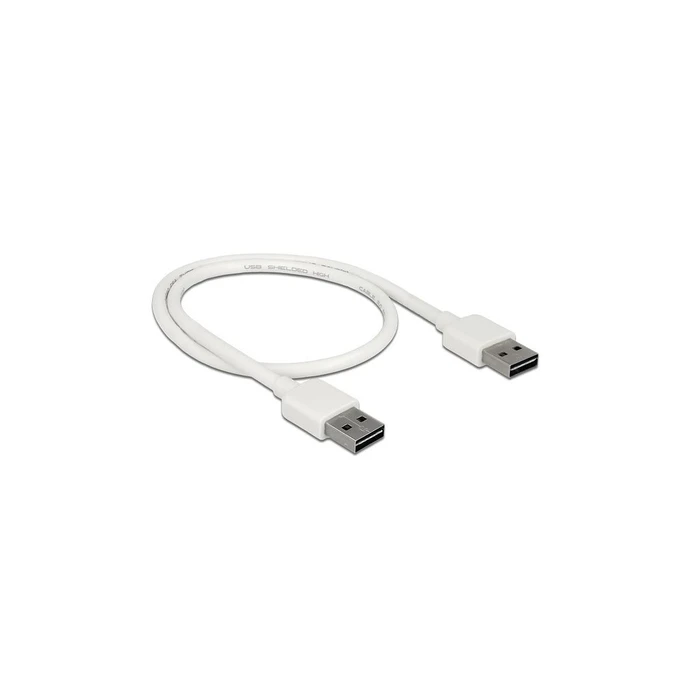 Καλώδιο USB Delock Easy-USB-Kab.2.0 A -> Easy-USB 2.0 A 0.5m White