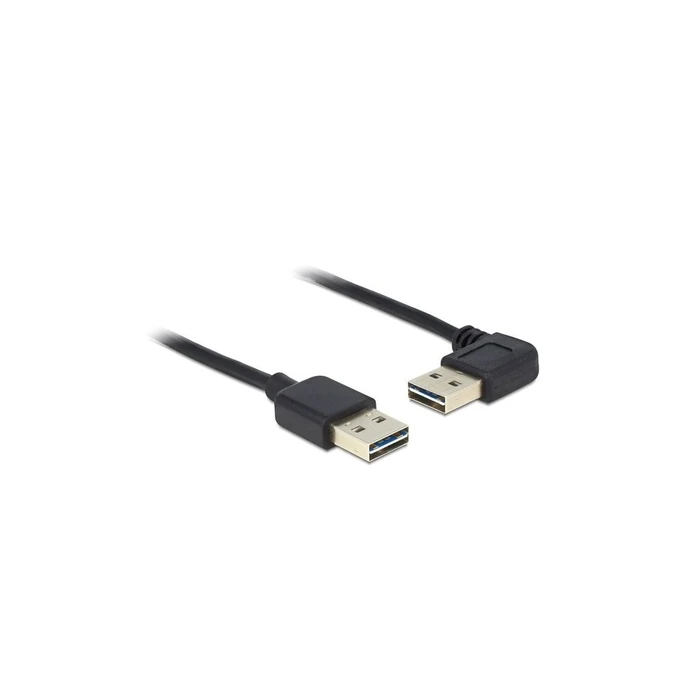 Καλώδιο USB Delock Easy-USB-Kab.2.0 A(angled right/left)-> EUS-A 0.5m sch