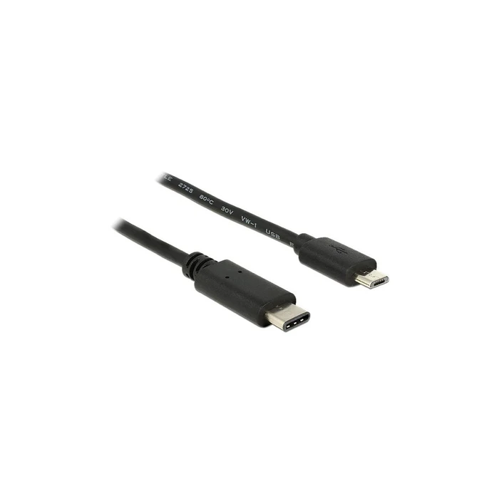 Καλώδιο USB Delock USB-C -> Micro-B M/M 0,5m Black