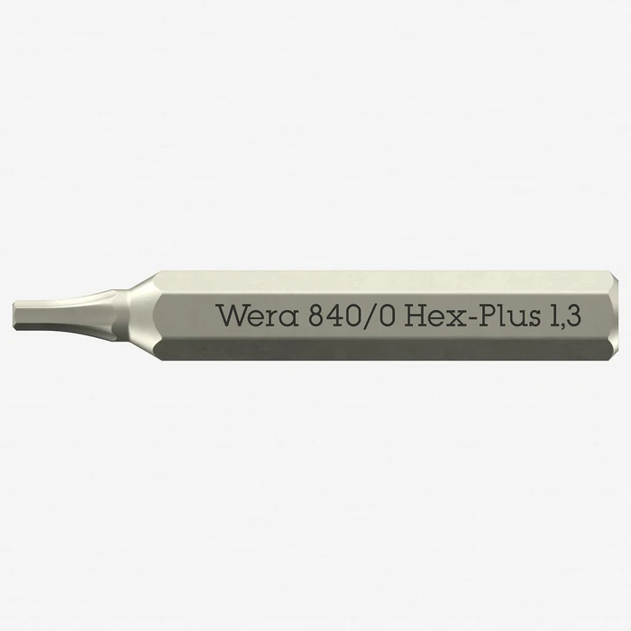 Μύτες Κατσαβιδιού Wera 840 Micro Bits Hex-Plus 1,3 x 30mm