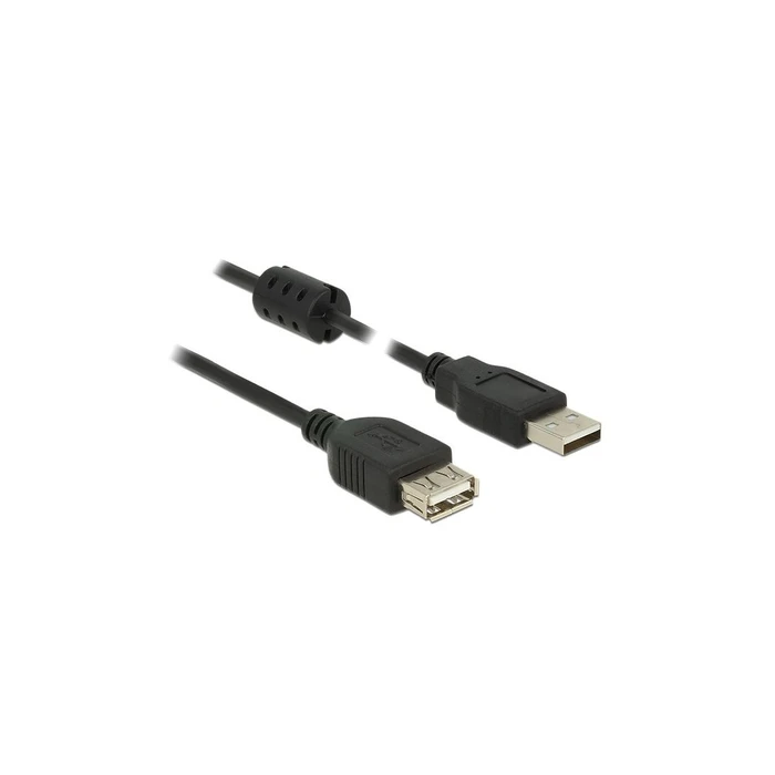 Καλώδιο USB Delock U Verl. A -> A M/F 0.50m Black