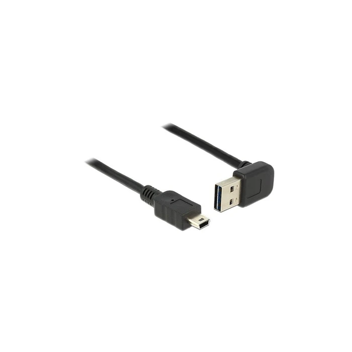 Καλώδιο USB Delock A -> Mini-B M/M 1.00m 90° sw