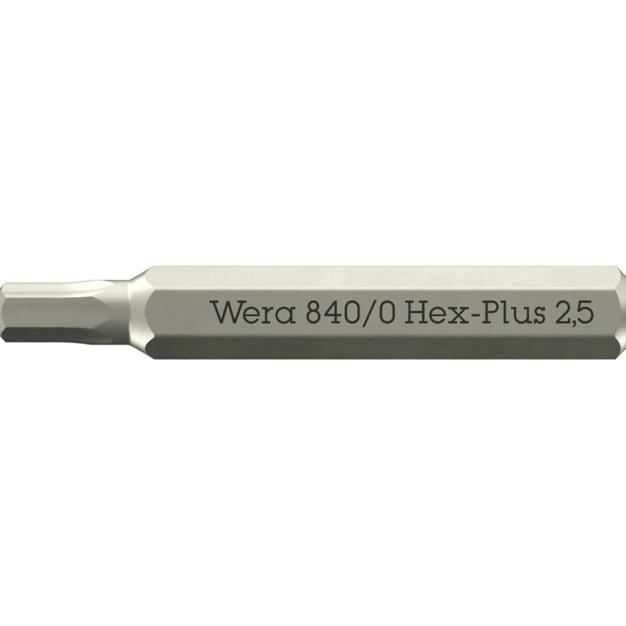 Μύτες Κατσαβιδιού Wera 840 Micro Bits Hex-Plus 2,5 x 30mm