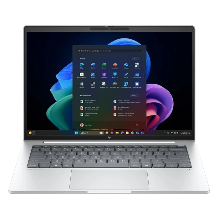 Laptop HP 14" EliteBook 8 G1a Ryzen AI 7 PRO 350 IPS 24GB DDR5 SSD512 Radeon W11Pro Pike Silver Aluminium (C51GTET) (US Keyboard)