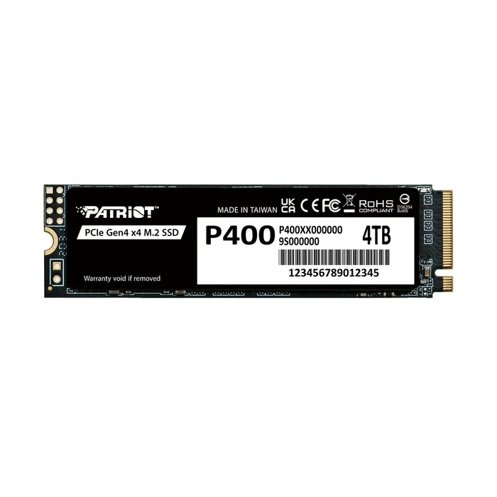 Σκληρός Δίσκος M.2 SSD 4TB Patriot Festplatte P400 LITE PCIe Gen4x4 - Black