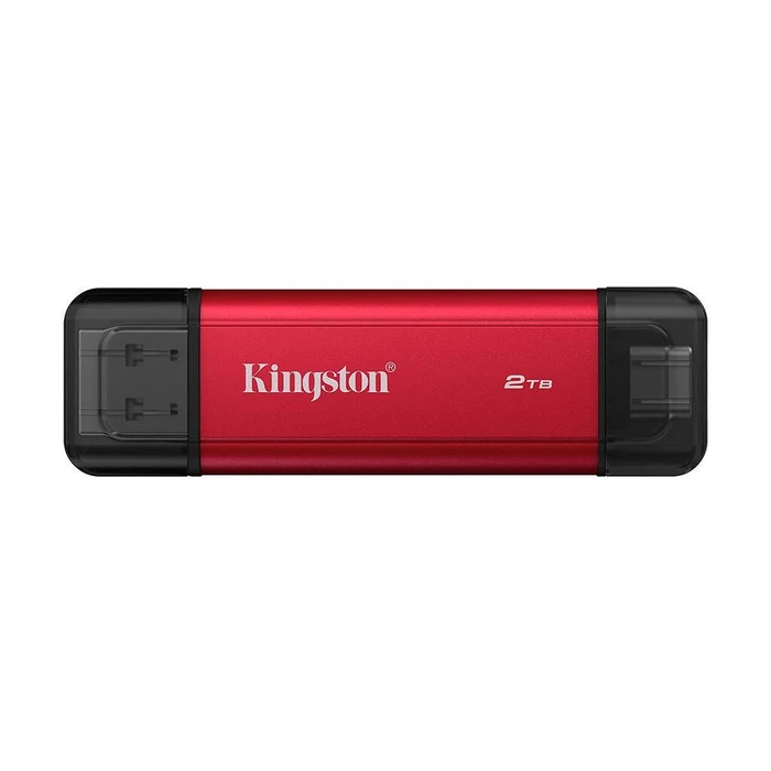 USB Flash 2TB Kingston Dual Portable SSD – USB 3.2 Gen 2 – Red