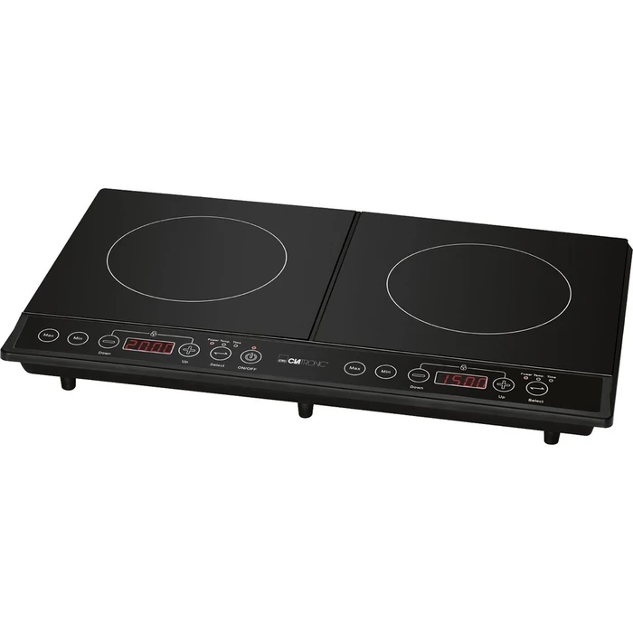 Επιτραπέζιες Εστίες Clatronic DKI 3609 Black Induction Double Hotplate
