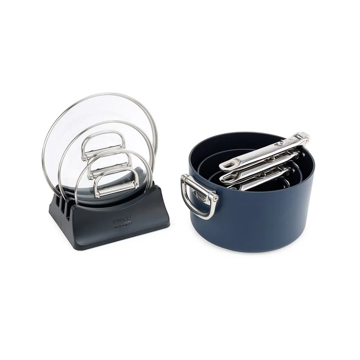 Σετ Μαγειρικά Σκεύη Joseph Joseph Space Fold. Handle Cera.N/S 3pc Blue Saucepan
