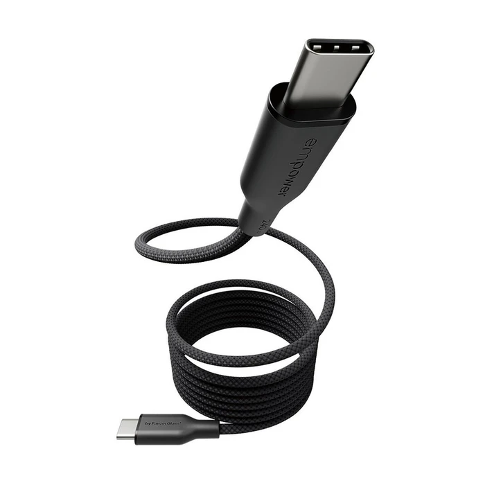 Καλώδιο USB PanzerGlass empower Magnetic 240W USB-C to USB-C 1.5m Black