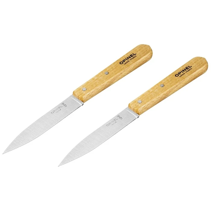 Μαχαίρια Κουζίνας Opinel set of 2 paring knives N. 112 natural