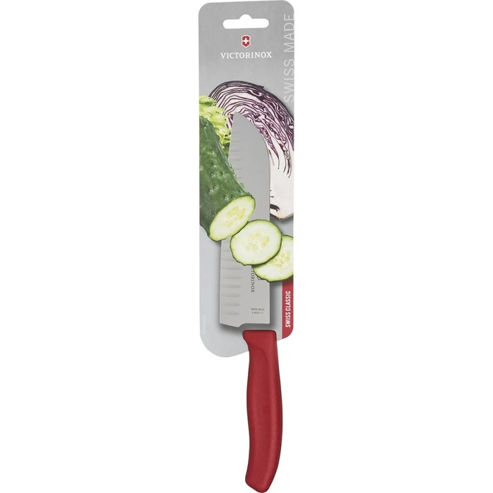 Μαχαίρι Κουζίνας Victorinox Swiss Classic Santoku 17cm rot