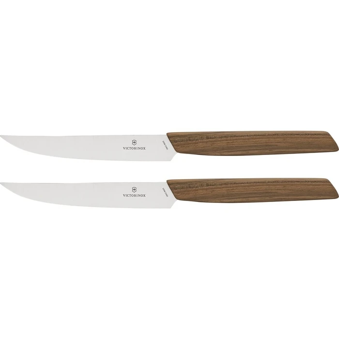 Μαχαίρια Κουζίνας Victorinox Swiss Modern Steak Set Walnut Wood 2 pcs.