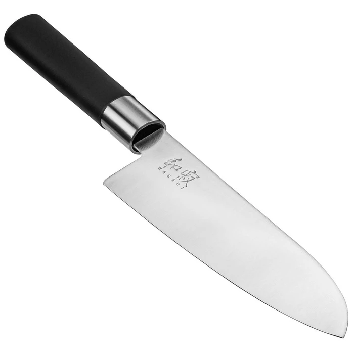 Μαχαίρι Κουζίνας KAI Wasabi Black Santoku 16,5cm