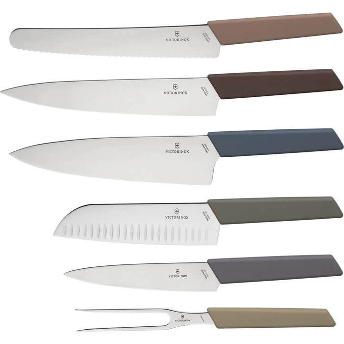 Μαχαίρια Κουζίνας Victorinox Swiss Modern Block Multicolor 6 pcs.