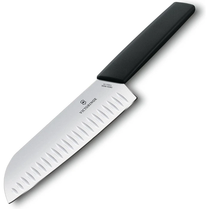 Μαχαίρι Κουζίνας Victorinox Swiss Modern Santoku Black 17 cm