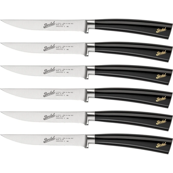Σετ Μαχαίρια Berkel Elegance Glossy Black Steak Set 6-pcs.