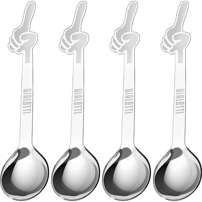 Σετ Κουτάλια Bialetti Espresso Spoon Set Perfetto Moka 4 pcs.