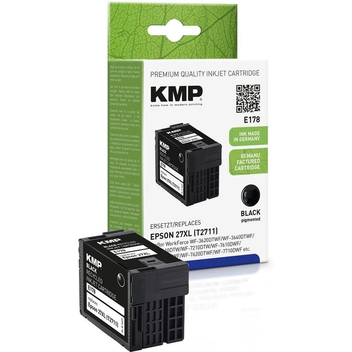 Μελάνι Συμβατό KMP E178 Black compatible with Epson T 2711 XL