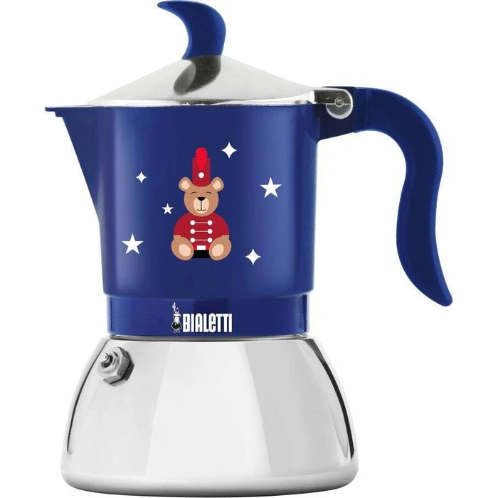 Μπρίκι Espresso Bialetti FIAMMETTA 2TZ BLUE ORSETTO Induction