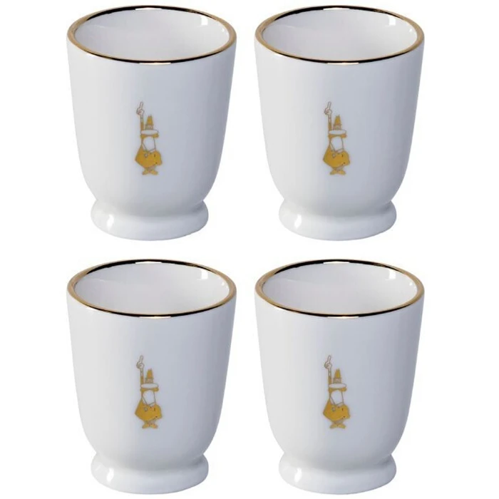 Κούπες Espresso Bialetti Set 4 Biccherini Pure Gold