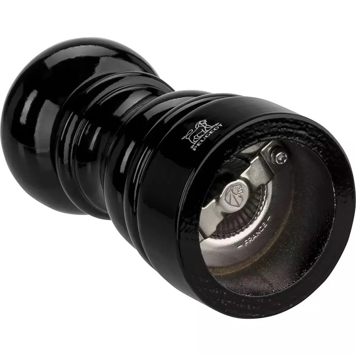 Μύλος Μπαχαρικών Peugeot Paris salt 12 cm beech wood Black lacquered