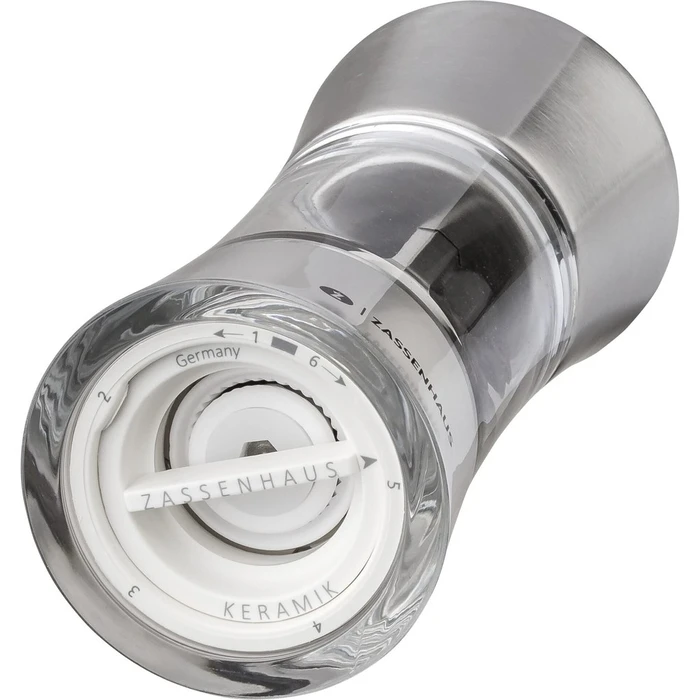 Μύλος Μπαχαρικών Zassenhaus pepper Aachen Acrylic Glass/Inox 14 cm