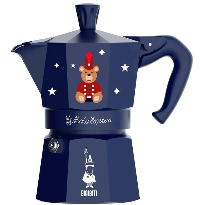 Μπρίκι Espresso Bialetti Moka Express 1TZ Blue Joyful Memories