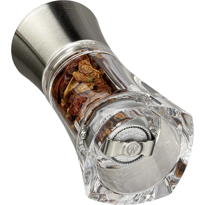 Μύλος Μπαχαρικών Peugeot OUESSANT Chili mill stl. steel/transparent 14cm