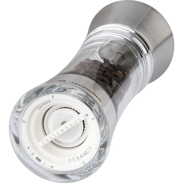 Μύλος Μπαχαρικών Zassenhaus pepper Aachen Acrylic Glass/Inox 18 cm