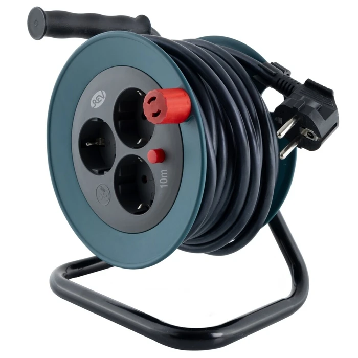 Μπαλαντέζα Καρούλι REV Mini 3-fach 10m petrol/Black 0010042100