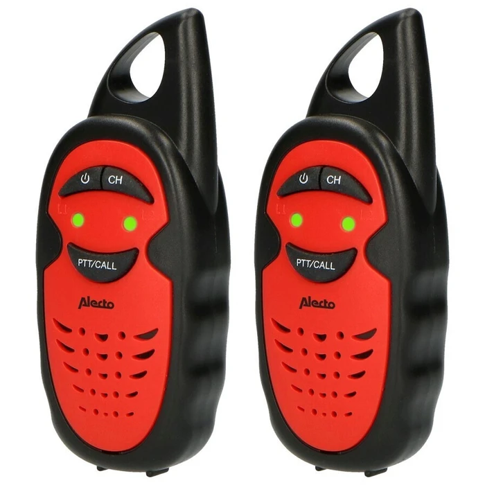 Παιδικά Walkie Talkie Alecto of 2 for Kids, range 3 km, Black/red