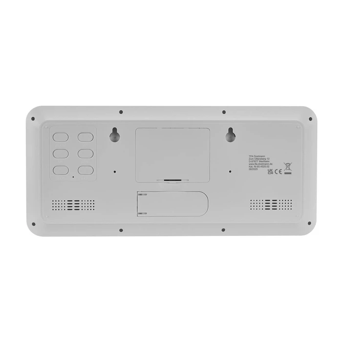 Ρολόι Ξυπνητήρι TFA 60.4525.02 White Digitale with room climate control