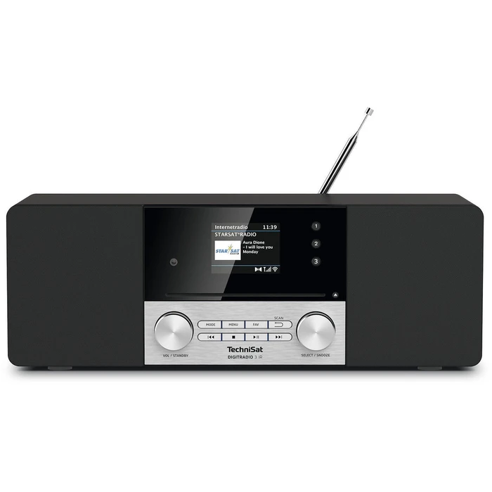 Επιτραπέζιο Ραδιόφωνο Internet Technisat DigitRadio 3 IR Black/Silver
