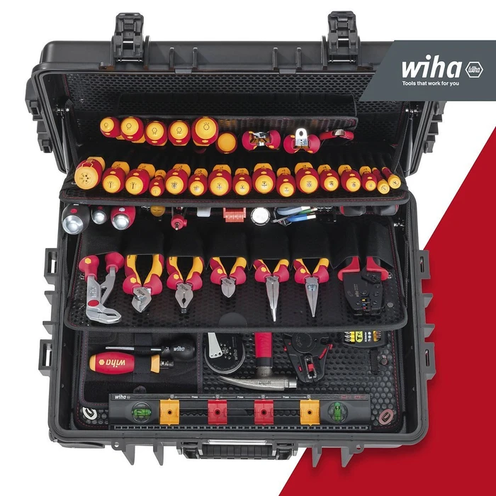 Βαλίτσα με Εργαλεία Wiha Tool Set Electricians Competence XXL II