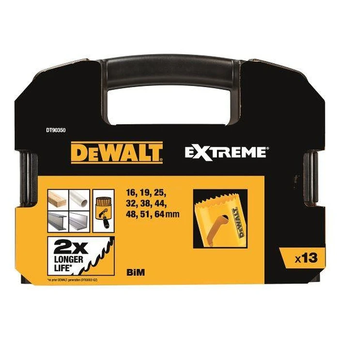 Ποτηροτρύπανα Dewalt DT90350-QZ Set 13-part
