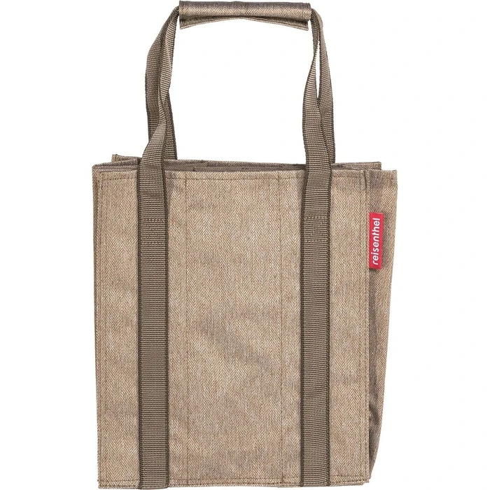 Ισοθερμική Τσάντα Χειρός Reisenthel Bottlebag herringbone mokka