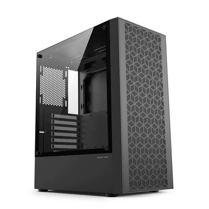 Κουτί Η/Υ Power Train GC361040B - TG/USB3.0/Midi/ATX/Black