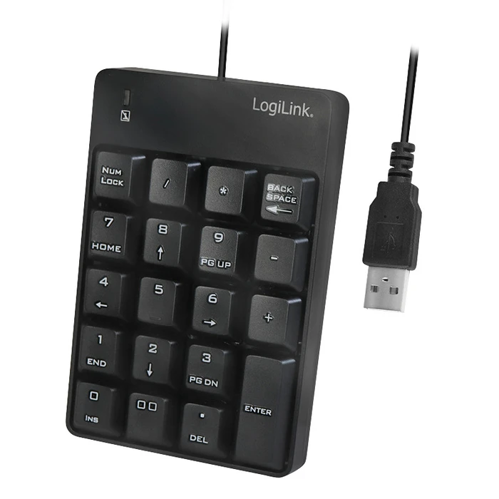 Αριθμητικό Πληκτρολόγιο Logilink Keypad USB-A