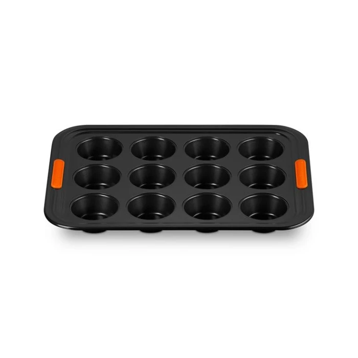 Φόρμα Ζαχαροπλαστικής Le Creuset Muffin Tin Carbon Steel Non-Stick 12pcs