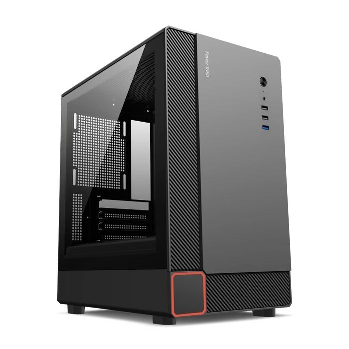 Κουτί Η/Υ Power Train GC361020B - TG/USB3.0/Midi/µATX/Black