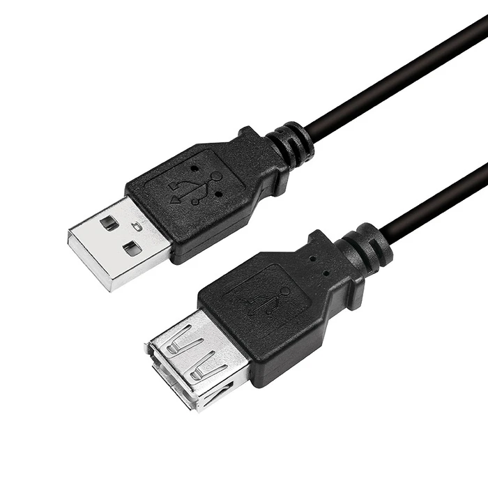 Καλώδιο USB-A Logilink 2.0 (M) --> (F) 3.00m Extension Black