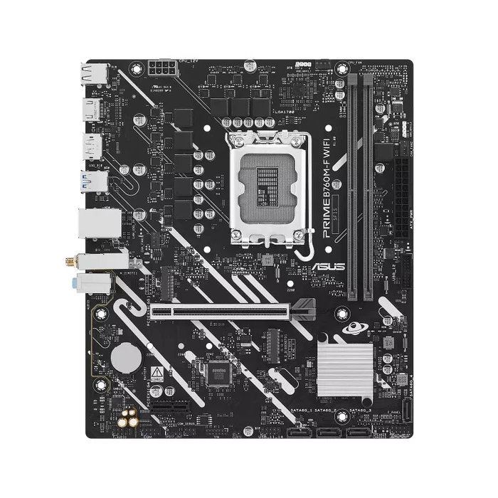 Motherboard Asus 1700 B760M-F WIFI PRIME - DDR5/2xM.2/DP/HDMI