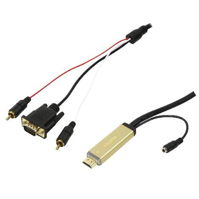 Καλώδιο HDMI Logilink (M) --> VGA / Audio / USB-A 2.0 (M) 2.00m